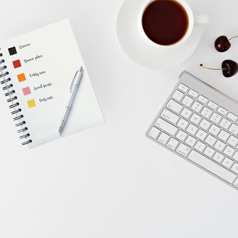 Black 1/2" Inch Square Adhesive Labels 1,000 Color Coding Dot Stickers for Efficient Inventory Management, Crafting Projects, and Organizational Tasks in Offices, Schools, and Homes in Kuwait