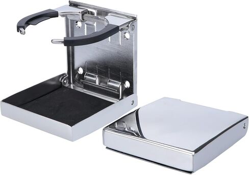 316 Stainless Steel Adjustable Folding Cup Holder, Boat Cup Drink Holder for Boat/Marine/RV/Car, Marine Stainless Cup Holder, Folding Drink Holder in Kuwait