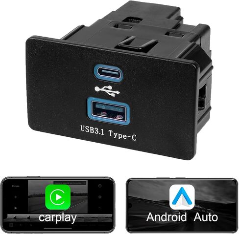 Stance Tuning SYNC 3 carplay USB Module, Type C + USB Interface Upgrade Module, Compatible SYNC 3.4 USB hub,hc3z-19a387-E hc3z-19a387-B - Blue in Saudi Arabia