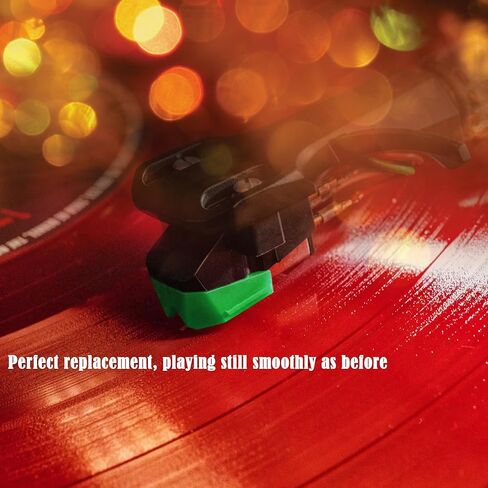 استبدال إبرة مشغل التسجيل لقلم AT-VMN95E، إبرة القرص الدوار البيضاوية المتوافقة مع مشغل تسجيل الفينيل Audio-Technica AT-LP120X ويناسب خراطيش القرص الدوار من سلسلة VM95 in Kuwait