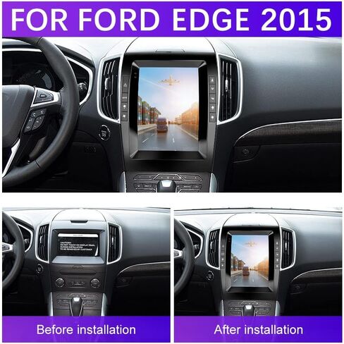 2G 64G Radio for Ford Edge 2013-2015 Android Car Stereo with Apple Carplay, Rimoody 9.7 Inch Touch Screen Car Radio with GPS Navigation Bluetooth FM HiFi WiFi Android Auto + AHD Backup Camera in Saudi Arabia