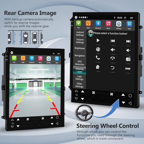 2G 64G Radio for Ford Edge 2013-2015 Android Car Stereo with Apple Carplay, Rimoody 9.7 Inch Touch Screen Car Radio with GPS Navigation Bluetooth FM HiFi WiFi Android Auto + AHD Backup Camera in Saudi Arabia