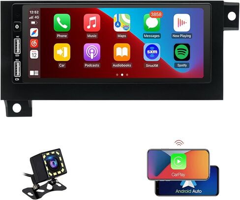 لترقية الراديو Chrysler Dodge Jeep Plymouth 1974-2003، نظام ملاحة ستيريو Android 13، وحدة المعالجة المركزية 6.8 بوصة رباعية النواة، Carplay وAndroid Auto، كاميرا مجانية in Kuwait
