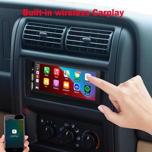 لترقية الراديو Chrysler Dodge Jeep Plymouth 1974-2003، نظام ملاحة ستيريو Android 13، وحدة المعالجة المركزية 6.8 بوصة رباعية النواة، Carplay وAndroid Auto، كاميرا مجانية in Kuwait