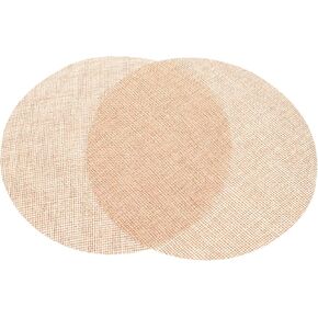 2pcs Round Fabric Lamp Shade Diffuser Light Cover for Chandelier Ceiling Lights Soft Light Filtering Eye Protection Easy Installation