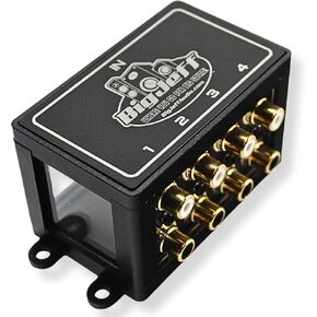 1-to-4 Pair Cockbox RCA Splitter Distribution Block