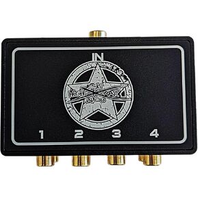 Sky High Car Audio SHCA Premium 1 to 4 RCA Distribution Block