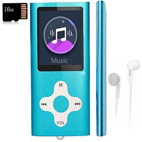 Mp3 Player,Music Player with a 16 GB Memory Card Portable Digital Music Player/Video/Voice Record/FM Radio/E-Book Reader/Photo Viewer/1.8 LCD