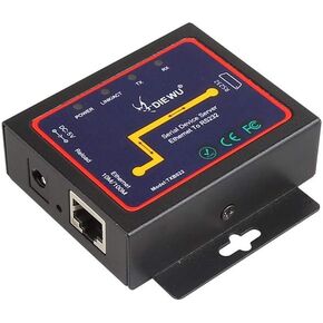 Serial Device Server DB9 RJ45 to RS232 Ethernet to RS232 TCP/IP Server Module Communication Converter