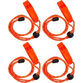 Emergency Whistles| Whistles for Adults Emergency with Adjustable Reflective Lanyard|120DB Sound Power for Kayak|Life Jacket|Boating|Fishing Boat|Camping|Hiking|Hunting|