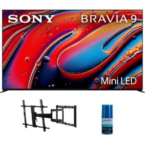 Sony K65xr90 65 بوصة XR90 سلسلة Bravia Mini LED HDR QLED 4K Google TV مع جهاز تلفزيون Walts Fixed-Mount-Mount-43-90 TV لـ 43 "-90" متوافق مع أجهزة تلفزيون و Walts HDTV Cleaner Cleaner (2024)