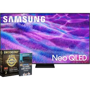 Samsung 65" Neo QLED 4K QN80F Smart TV (2025) Vision AI, HDR10+ Bundle with CPS Exclusive 1-Year Protection & Deco Gear Complete Home Theater Beginner's Guidebook in Kuwait