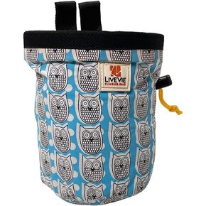 Ultralight Chalk Bag with Secure Cinch Closure and Durable Nylon Loop, Perfect for Rock Climbing, Bouldering, Crossfit, and Gymnastics