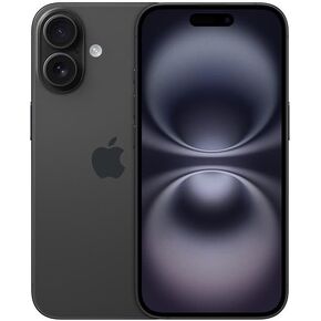 Apple iPhone 16, US Version, 128GB, Black - Unlocked (Renewed)