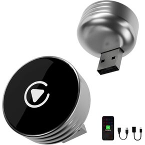 Wireless CarPlay Adapter 2025 Upgrade Wired CarPlay to Wireless, Mini USB Design for Cars with Built-in Wired Apple CarPlay Plug and Play Easy Use Fast Stable Connection Car Play for iPhone