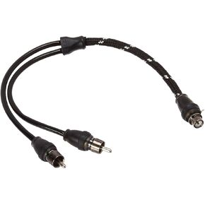 Rockford Fosgate RFITY-1F Y Adapter 2 Male to 1 Female Signal Cable