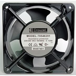 New 70546291 AC AXIAL Fan Crouzet 70546291 220/240VAC 0.125A 50/60Hz 12CM AC Cooling Fan