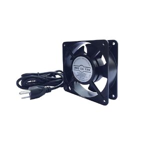 AEONS Quiet Wall Mount Cabinet Server Rack Roof 120mm Cooling Fan System - Cooling AV Home Theater Network 19" Rack Enclosure – Dual 2pc Kit Aluminum Frame Ventilation 110V Black