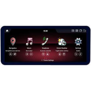 Android 12 Car GPS Navigator Head Unit Stereo for Mercedes Benz A GLA G Class X156 W176 2013-2015 CarPlay Android Auto Octa Core 4GB RAM 64GB ROM (12.3 inch, NTG 4.5)