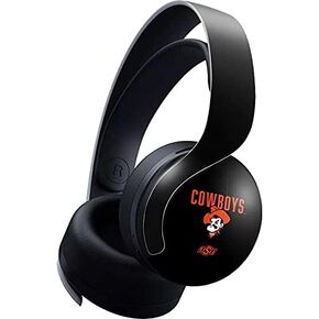 Skinit Decal Gaming Skin Compatible with Pulse 3D Wireless Headset for PS5 - Officially Licensed Oklahoma State University OSU Basketball Design