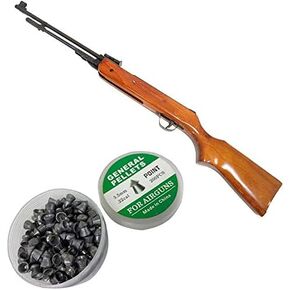 Air Pellet Rifle Gun (4.5 Wood Stock/Pump Action)