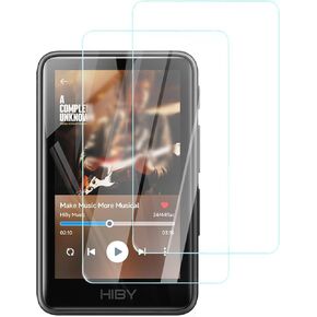 Screen Protector for HiBy R1 HiFi MP3 Player, High-definition Scratch Resistant Film,HD Clear, Bubble Free with Easy Installation Kit, 2 Pack.