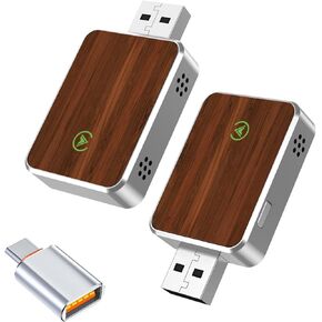 محول CarPlay اللاسلكي لـ iPhone & Android Auto 2-in-1 ، تحويل المصنع السلكي إلى Dongle Carplay اللاسلكي ، محول اللاسلكي Carplay لـ iPhone IOS 10