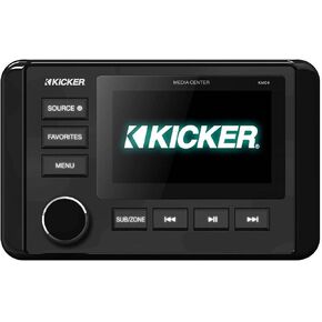 Kicker 46kmc4 مركز وسائل الإعلام المقاومة للطقس مع بلوتوث (متجدد)