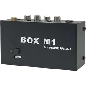 Box M1 Phono Preamp for Turntables and DJ Equipment
