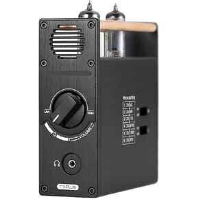 T3 Plus Mini Vacuum Tube Preamplifier MM/MC Phono Preamplifier Desktop Headphone Amplifier