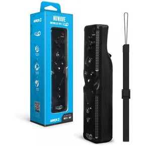 Remote Controller (Black) with Nu+ for Nintendo WiiU and Wii Console