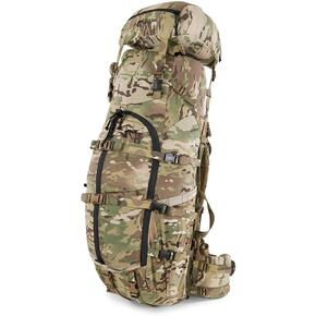 Stone Glacier R3 5900 Pack with R3 Frame, MultiCam, 5900 Cubic Inches, Lightweight, Versatile, Modular Storage, Heavy Weapon System, Small (50096-MC-S)