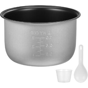ورم رايس طباخ بطانة 1.5QT/5 أكواب استبدال وعاء الألمنيوم الداخلي