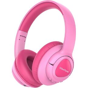 Kids Bluetooth Headphones, 60H Playtime, Volume Limited 85/94dB, Bluetooth 5.4, Type-C Fast Charging, Foldable Wireless Headphones for Kids, Toddler Headsets with HD Mic-Blue