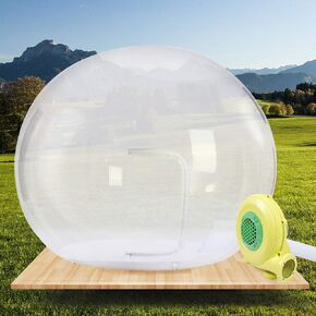 10ft Inflatable Bubble Tent with Blower, Dome House Camping Tent Large Outdoor Tents for Camping Backyard