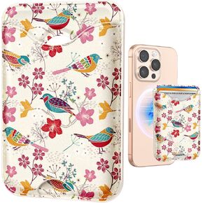 Shorogyt متوافق مع Magsafe Wallet Magnetic Card حامل - Phone Wallets Cute Cartoon Design for Teen Girls Slim for iPhone 16/15/14/13/12 Series for Apple Rfid Magnet ، Fit 3 بطاقات
