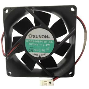KDE2408PTB1-6A 8CM 24V 3.4W 8025 80X80X25MM 2-Wire Cooling Fan
