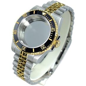 40MM watch Cases Jubilee bands NH35 parts watch accessories Sapphire Crystal For Seiko NH35 NH36 8205 2824 Movement Submariner Watch case