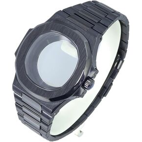 40mm Men's Watch Cases Watchbands Strap Parts For Modified NH34 NH35 NH36/38 Movement 30.8mmDial Sapphire Glass Watch case