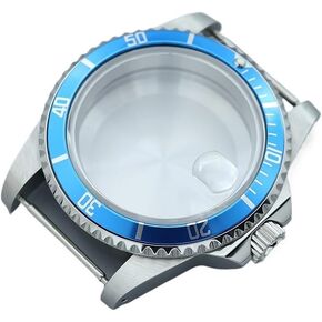 38MM NH35 Watch Accessories Vintage Case Sapphire Glass For Seiko NH35 NH36 NH34 4R36 Movement Watch Case For Retro Submariner Watch case(Solid Bottom Cover 3)