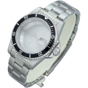 38MM NH35 Watch Case Accessories Vintage Diving Case band Sapphire Glass For Retro Submariner For Seiko NH35 NH36 NH34 NH38 Movement Watch case