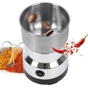 Electric Spice Coffee Grinder - Multifunctional Grain Grinding Machine with Steel Blade, 50-400ML Capacity, Quiet Operation, Fast & Even Grinding, Durable Design for Dry Grains