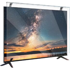 Fohil 65 Inch TV Screen Protector HD Clear TV Screen Protector Cover Acrylic Clear Screen Protective Panel for LCD, LED, OLED, QLED, 4K, HDTV