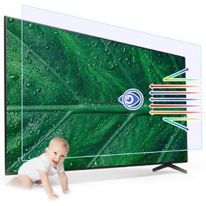 Multi-Function Anti Blue Light Anti Glare Film for 65 inch TV Screen,Anti Glare Screen Film Reduces reflections TV Glare Stopper 65 Inch