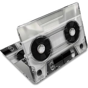 SUPERDANT Retro Cassette Tape Laptop Skin Decal Realistic Tape Laptops Skin Sticker Notebook Protector 12 13 13.3 14 15 15.4 15.6 Inches Vinyl Cover Removable Waterproof Personalized Art Decal
