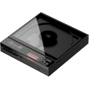 SHANLING EC Zero T Portable HiFi CD Player,The First R2R DAC+Dual JAN6418 Tubes CD Player,768kHz/32bit,DSD512,Support HD Bluetooth,3.5/4.4mm/Coaxial/LINE Output,Supports CD Ripping,5500mAh Battery