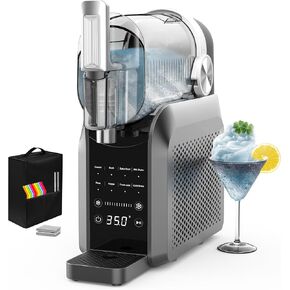 Slushie Machine, No Ice Needed, 88 oz Slushie Machine for Home with Dust Cover, Professional Frozen Drink Maker, 8 Preset Programs, Frozen Margaritas, Frappés, Milkshake, and More