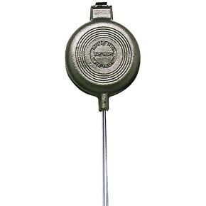 Rome Cast Iron Original Round Pie Iron, Pack of 2, Medium, Black