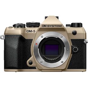 OM SYSTEM OM-5 Mark II High Autofocus and 4K Video Mirrorless Camera (Sand Beige)