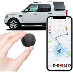 Mini Magnetic GPS Tracker للمركبات لا توجد رسوم شهرية - أجهزة تتبع GPS للسيارات ، جهاز تتبع GPS في الوقت الفعلي المحمول للسيارات ، لا اشتراك ، تعقب موقع السيارة المخفي للسيارة ، الأطفال ، الشاحنات/الشخص